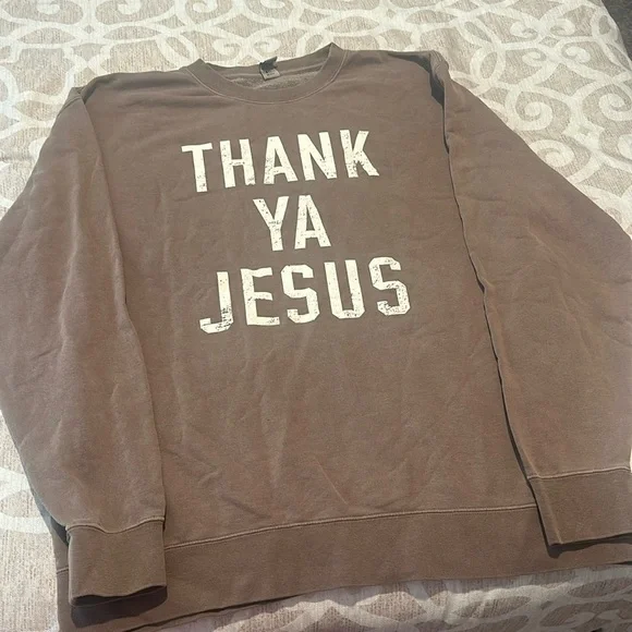 Thank ya Jesus sweatshirt - Picture 1 of 1